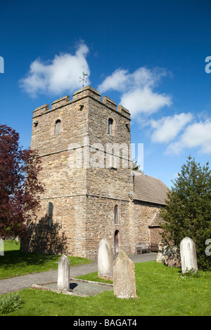 UK Shropshire Stokesay St John the Baptist Church Stockfoto