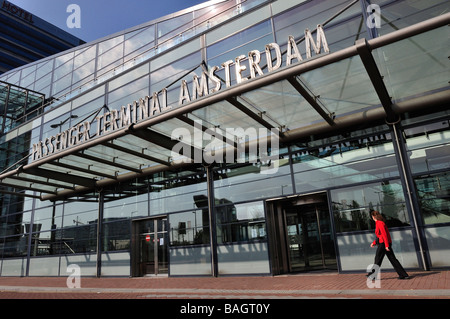 Das Amsterdam-Passagiere-Terminal. Stockfoto