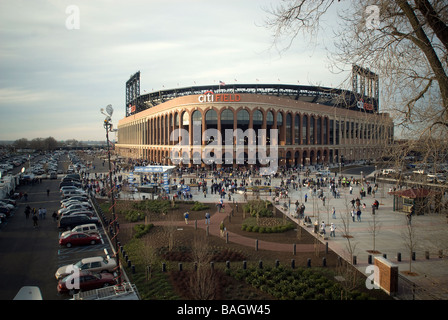 Fans im CitiField in Flushing Queens in New York Stockfoto