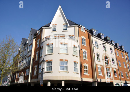 Neue Wohnung, Gebäude, Upper Union Street, Aldershot, Hampshire, England, Vereinigtes Königreich Stockfoto