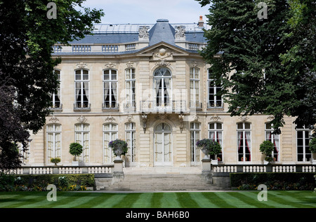 Frankreich, Paris, Hotel Matignon, Residenz des Premierministers der französischen Republik, Garten und Süd-Fassade Stockfoto