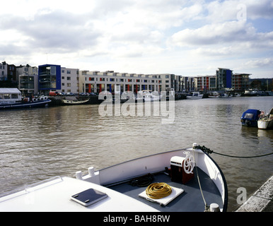 Den Punkt [Wohnungen], Bristol, Vereinigtes Königreich, Feilden Clegg Bradley Architekten, der Punkt (Wohnungen) allgemeine Ansicht von Stockfoto