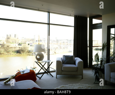 Der Punkt [Wohnungen], Bristol, Vereinigtes Königreich, Feilden Clegg Bradley Architekten, flachen inneren Punkt (Wohnungen) Stockfoto