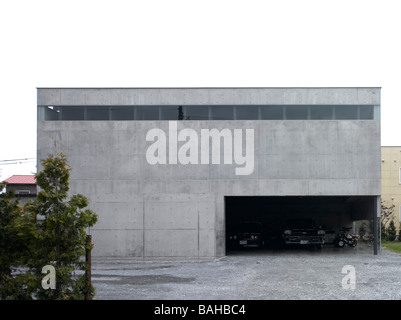 AUTO-SAMMLER-GARAGE, JUN IGARASHI ARCHITEKTEN, HOKKAIDO, JAPAN Stockfoto