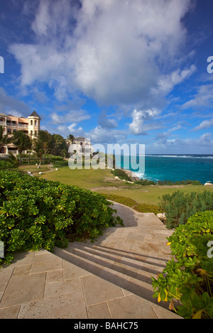 Kran-Resorts und Residenzen am Crane Beach, Südküste von Barbados, "West Indies" Stockfoto