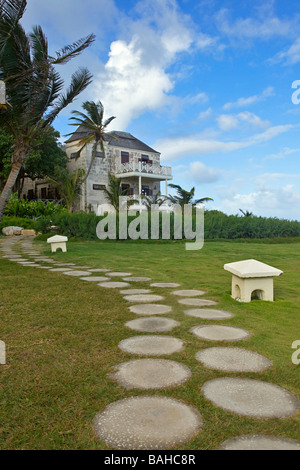 Kran-Resorts und Residenzen am Crane Beach, Südküste von Barbados, "West Indies" Stockfoto