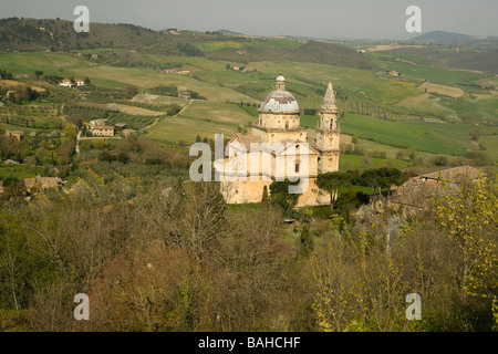 Renaissance Kirche San Biagio Architekt Antonio da Sangallo Montepulciano Tuscany Italien Europa Stockfoto