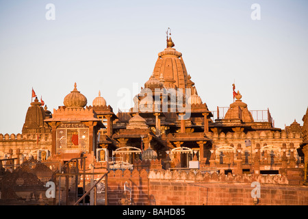 Sachiya Mata Tempel, Osian, in der Nähe von Jodhpur, Rajasthan, Indien Stockfoto