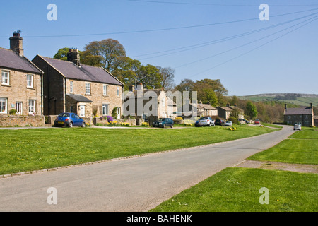 Das Dorf von "Schloss Bolton" in Wensleydale, North Yorkshire, UK Stockfoto