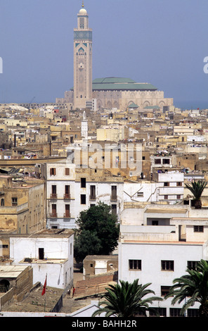 Assan ll Moschee, Medina, Casablanca, Marokko, Afrika Stockfoto