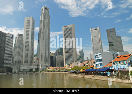 Skyline von Singapur Stockfoto