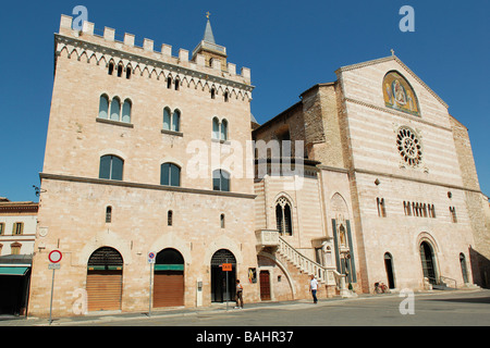 Foligno, Piazza della Repubblica Stockfoto