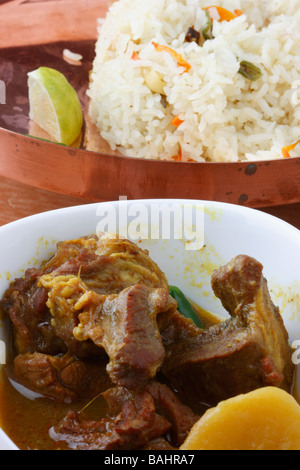 Mangsherkari ist ein Bengali nicht vegetarisches Gericht. Stockfoto