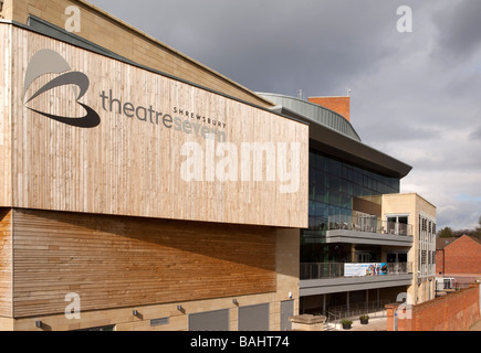 UK England Shropshire Shrewsbury Theatre Severn Stockfoto