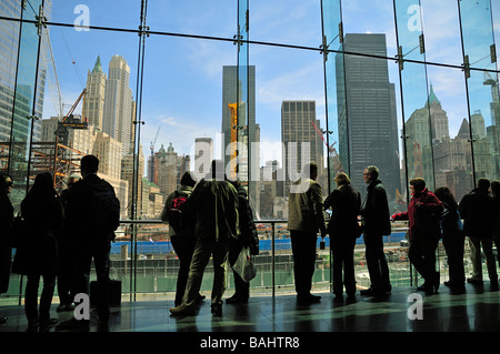 Ground Zero World Trade Center Stockfoto