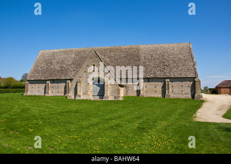 Großen Coxwell 14. Jahrhundert mittelalterliche zehnten oder klösterlichen Grange Lagerung Scheune in der Nähe von Faringdon Oxfordshire England UK JMH3790 Stockfoto