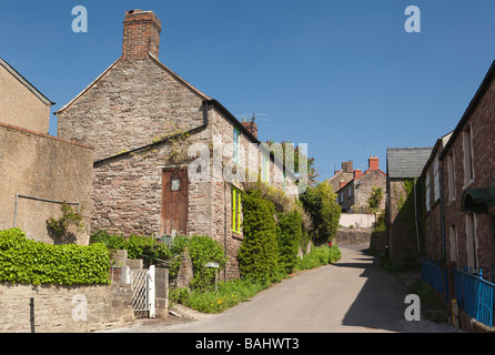 UK Gloucestershire Forest of Dean Blakeney Dorf Zentrum attraktive Ferienhäuser in Church Lane Stockfoto