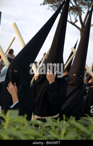 Zeremonie während der Ostern-Semana Santa in Cadiz Stockfoto