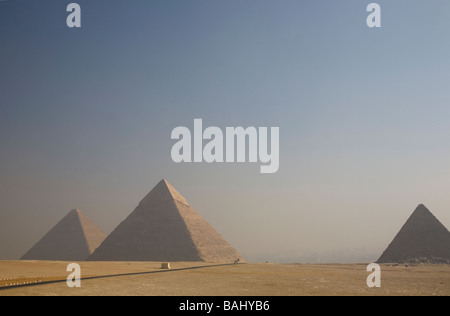 Pyramiden von Gizeh-Kairo-Ägypten Stockfoto