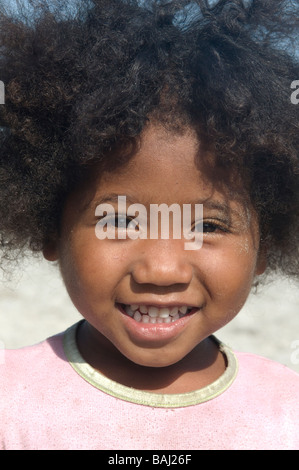 Junge hübsche Mädchen Fort Dauphin Taolagnaro Madagaskar Stockfoto