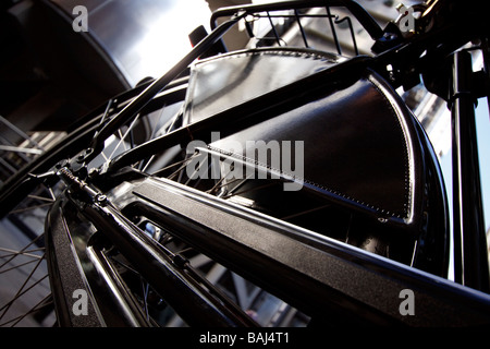 Klassisches Fahrrad-Detail Stockfoto