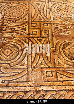 Israel Zippori Römervilla Mosaikböden Stockfoto