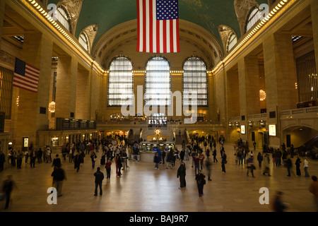 Haupthalle des Bahnhofs Grand Central Terminal in New York Amerika Stockfoto