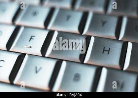 World Wide Web Www e-Mail-Taste auf einer Computertastatur Stockfoto