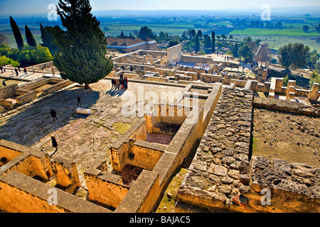 Ruinen von Medina Azahara Medinat al Zahra Provinz Cordoba Andalusien Andalusien Spanien Europa Stockfoto