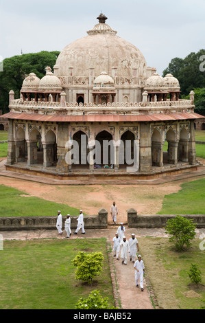 Isa Khan Grab, in Delhi, Indien. Isa Khan Niyazi war ein Adliger im Gericht von Sher Shah sur. Stockfoto