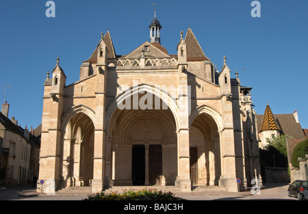 Notre Dame Kirche Beaune Côte de Beaune Burgund Frankreich Stockfoto