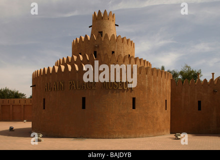 Sheikh Zayed Palace Museum, ehemaliger Palast von Sheikh Zayed in Al Ain, Abu Dhabi, Vereinigte Arabische Emirate. Stockfoto