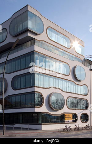 EINE DER ALSTER 1-BÜROS, J. MAYER H., HAMBURG, DEUTSCHLAND Stockfoto