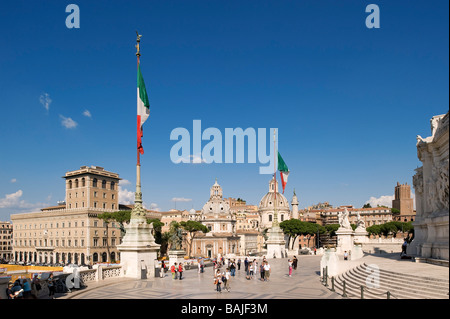 Italien, Latium, Rom, Altstadt Weltkulturerbe der UNESCO, Denkmal für Vittorio Emanuele II Stockfoto