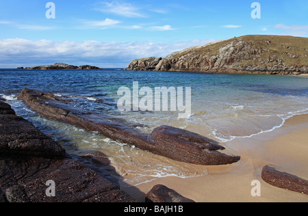 Sheigra Strand nr Kinlochbervie, Sutherland, Schottland Stockfoto