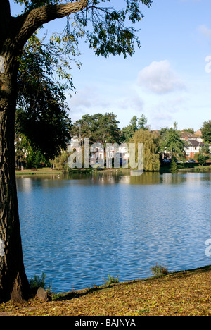 Roath Park See Cardiff Sourh Wales uk Stockfoto