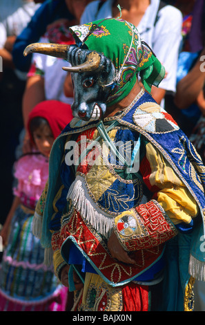 Guatemala, Quetzaltenango Abteilung San Martin Sacatepequez, Fiesta San Martin Stockfoto