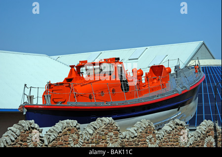 Rettungsboot im Dock Museum. Furness, Cumbria, England, Vereinigtes Königreich, Europa. Stockfoto