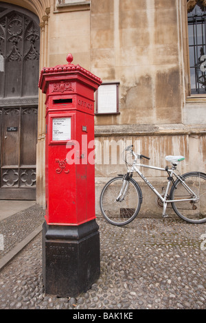 Viktorianische Säule Box Cambridge Stadt England Stockfoto