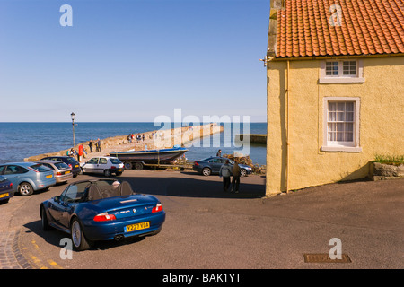 Hafen von St. Andrews und Pier in Fife Schottland Stockfoto