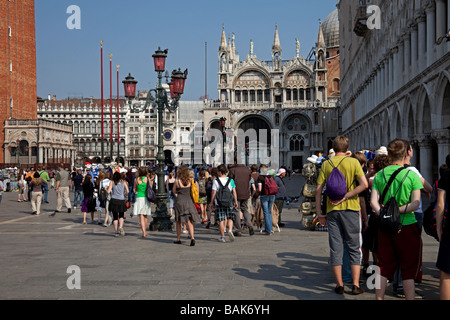 Piazetta "Piazza San Marco" Venedig Italien Tourist Tourismus Stockfoto