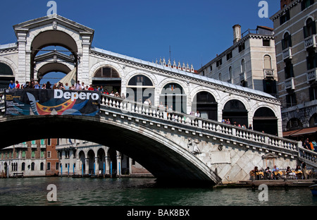 Ponte di Rialto Venedig Italien Stockfoto