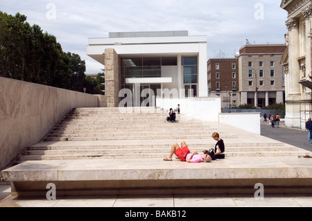 ARA PACIS AUGUSTAE, RICHARD MEIER UND PARTNER, ROM, ITALIEN Stockfoto