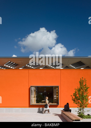 Maggie's Centre, London, Vereinigtes Königreich, Rogers Stirk Harbour + Partner, Maggie's Centre Außenansicht. Stockfoto