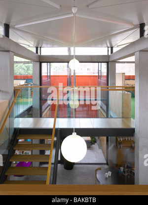 Maggie's Centre, London, Vereinigtes Königreich, Rogers Stirk Harbour + Partner, Maggie Zentrum Innenraum. Stockfoto