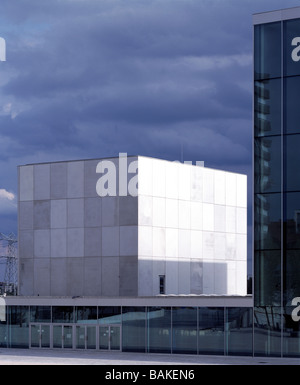 De Kunstlinie, Almere, Niederlande, Sanaa Kazuyo Sejima + Ryue Nishizawa, De Kunstlinie Außenansicht. Stockfoto