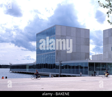 De Kunstlinie, Almere, Niederlande, Sanaa Kazuyo Sejima + Ryue Nishizawa, De Kunstlinie Außenansicht. Stockfoto