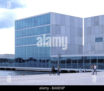 De Kunstlinie, Almere, Niederlande, Sanaa Kazuyo Sejima + Ryue Nishizawa, De Kunstlinie Außenansicht. Stockfoto