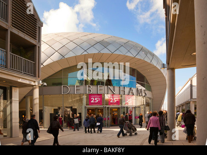 Debenhams speichern bei der Arc-Einkaufszentrum in Bury St Edmunds Stockfoto