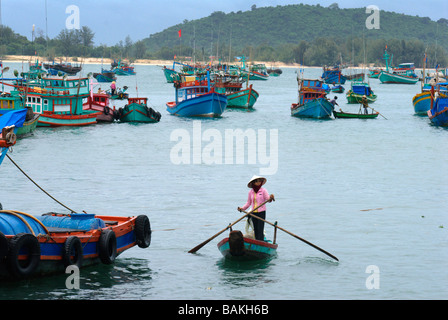 Insel Phu Quoc Fischmarkt Stockfoto